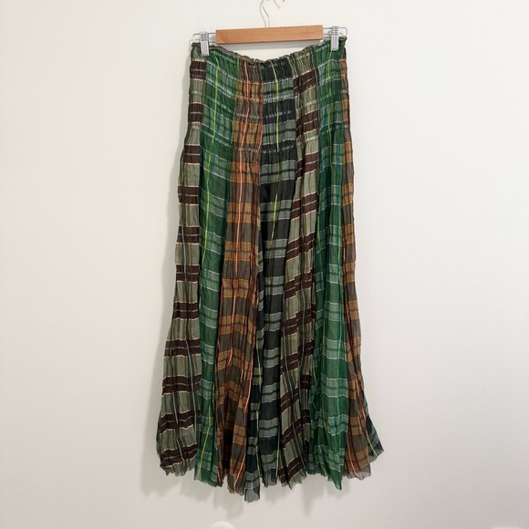 Free People Lusanne Convertible Plaid Maxi Skirt Dress Combo - Picture 7 of 8